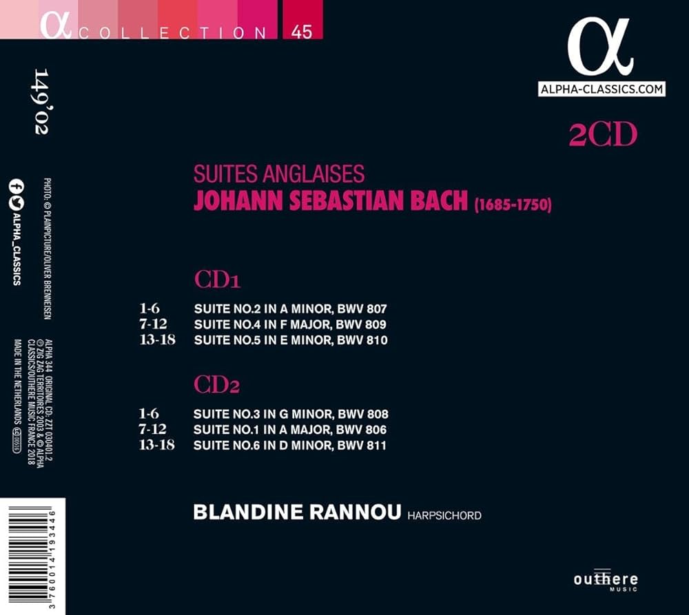 Amazon.co.jp: J.S.BACH/ SUITES ANGLAISES-REISSUE-: ミュージック